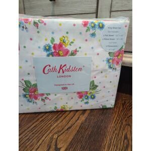 Cath Kidston Floral Bunches King Size Sheet Set